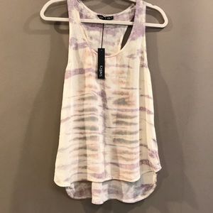 NEW gypsy 05 100% silk tie dye tank top size S